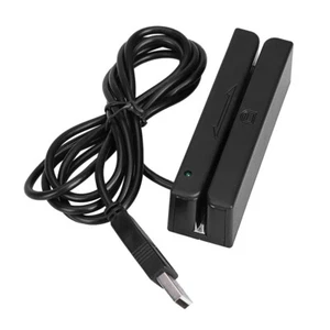 3-Track Hi-Co Credit Card Reader With Magnetic Stripe USB Card Reader Swiper - Picture 1 of 6