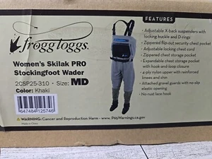 Frogg Toggs Outwear Women's Skilak Pro Stockingfoot Wader Size Medium - Picture 1 of 6