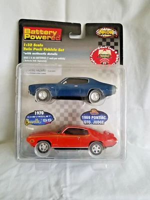 2003 NKOK Twin Pack 1:32 1970 Chevy Chevelle SS 454 & 1969 Pontiac GTO Judge - Image 1 of 4
