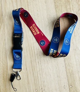 DENVER NUGGETS Lanyard (L: 55cm x W:2.5cm)/ Great Keychain Perfect Gift Ideas - Picture 1 of 4