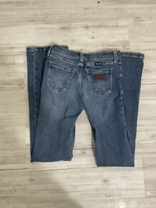 kids wrangler jeans bootcut size small inseam 27inch - Picture 1 of 3