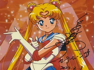 Kotono Mitsuishi handsigniert 8x6 Zoll Seemann Mond Foto - Bild 1 von 1