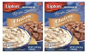 Lipton Kosher Recipe Secrets Soup & Dip Mix Onion 2 Pack - Picture 1 of 2
