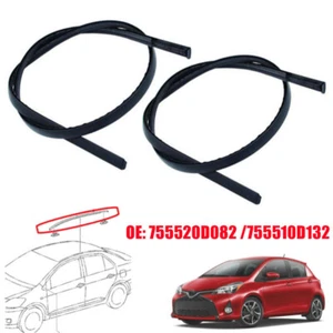 2 piezas para Toyota Yaris Hatchback 2014-2018 techo lateral izquierdo y derecho moldura por goteo - Imagen 1 de 9