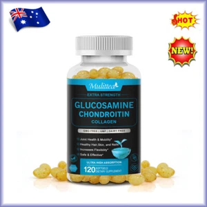 120pcs Glucosamine Chondroitin MSM Vitamin D3 Joint & Mobility 1500MG Supplement - Picture 1 of 9