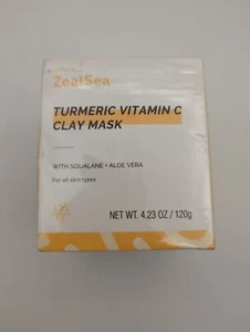 ZEAL SEA Turmeric Vitamin C Clay Mask 4.23oz/120g - Picture 1 of 6
