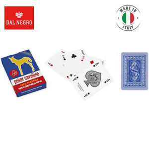 Carte Da Gioco Da Tavolo Per Poker Texas Cavallino Oro In Plastica Blu Casino'