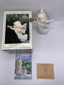 Precious Moments Freude für die Welt Ornament Engel mit Trompete Neu im Karton 150320 1997 - Bild 1 von 8