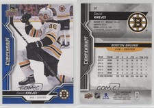 2018-19 Upper Deck Compendium Blue David Krejci #37