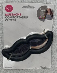 Neu!!  Wilton-RO Rosanna Pansino Schnurrbart Komfortgriff Keksausstecher ""Stache It! - Bild 1 von 4