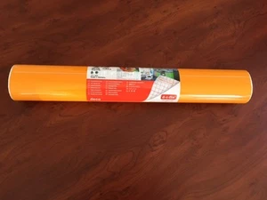 DC 200-2878 Gloss Jaffa Orange Contact Shelf Cover 45cm x 2.5m German Made - Picture 1 of 7