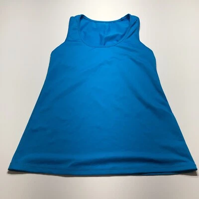 Camiseta sin mangas Calvin Klein Performance Active para mujer pequeña azul cuello redondo secado rápido Foto 1 de 4