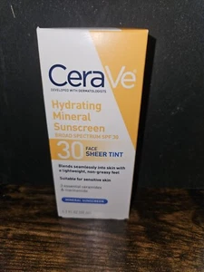 CeraVe Crema Solare Minerale Idratante SPF 30 con Tinta Trasparente - Scad. 12/24 - Foto 1 di 5