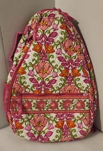 Zaino tennis Vera Bradley Sling LILLI BELL rosa floreale come nuovo  - Foto 1 di 24