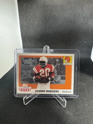 JOHNNY RODGERS 2005 TOPPS ALL-AMERICAN FOOTBALL #34 Nebraska Cornhuskers - Image 1 of 2