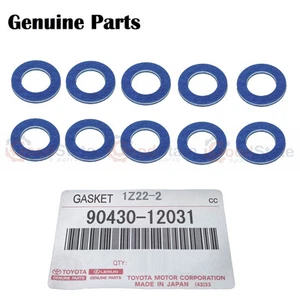 Genuine Lexus CT200 h ZWA10 ES200 ASZ10 ASV61 Oil Sump Pan Drain Plug Washer x10 - Picture 1 of 20