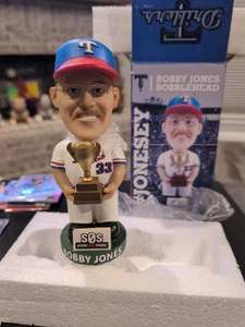 Bobby Jones Jonesey 2017 Tulsa Drillers Bobblehead SGA Texas Rangers - Picture 1 of 7