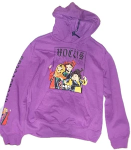 Womens Hocus Pocus Hoodie Sweatshirt-Small-Purple w/Hocus Pocus Sweatpants Med. - Picture 1 of 17