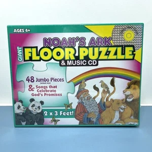 Noah's Ark Floor Puzzle 48 Jumbo Pieces With Music CD - Picture 1 of 4