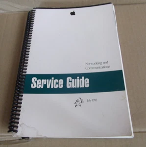 Original Apple Macintosh Networking & Communication Manual Service Guide 1995 - Picture 1 of 2
