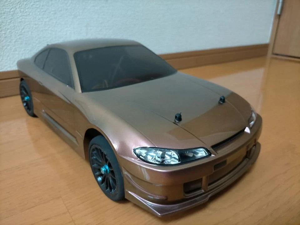 Tamiya S15 Silvia Body Only 1/10 Scale Unrun RC Model PS47 Pink Gold Finish - Image 1 of 4