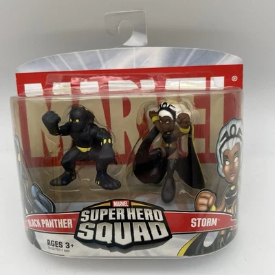 New Not Mint Pkh - Marvel Super Hero Squad 2007 Black Panther & Storm - Image 1 of 3