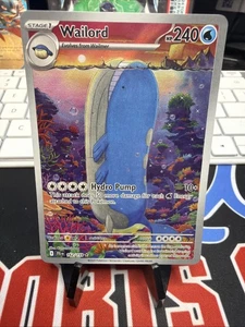 Pokémon TCG Wailord 162/159 Journey Together Illustration Rare - Bild 1 von 6