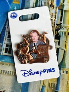 2024 Disney Parks Walt Disney & Mickey Mouse Fun To Do Impossible Quote Pin OE - Picture 1 of 1