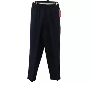 BonWorth Slacks Womens SP Small Petite Pull-On Waist Pockets Navy Blue NWT - Picture 1 of 7