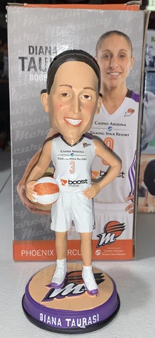 Diana Taurasi WNBA Phoenix Mercury Bobblehead White Jersey SGA UCONN Cover