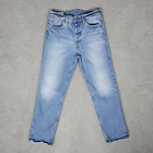 Gap Jeans Damskie 26 2 Regular Blue Denim Bezczelny Straight High Rise Button Fly