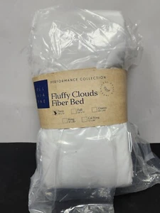 Ella Jayne Lofty 100% Cotton Plush Gel Fiber Filled Mattress Topper, Twin New - Picture 1 of 3