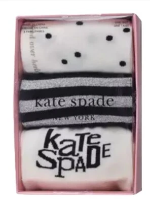 Kate Spade New York Set of 3 Trouser Socks in Gift Box - Изображение 1 из 3