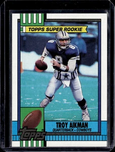 1990 Topps #482 Troy Aikman Super Rookie Cowboys (HOF) NR-MINT (surface bump) - Picture 1 of 3