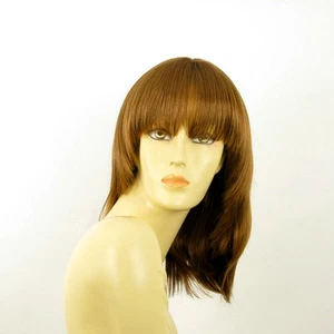 Perruque femme mi longue blond foncé ref BABETTE en 27 - Picture 1 of 8