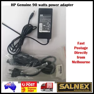 HP Genuine 90W Model: PPP012L-S 19V 4.5A Power Adapter Charger HP PN:394224-001 - Picture 1 of 2