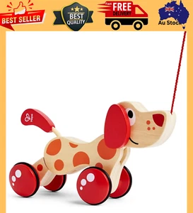 Pepe Wooden Push & Pull along Dog Animal Baby/Toddler Fun Play Toy 12M+ - Picture 1 of 6