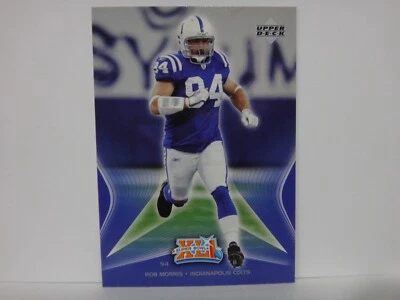 2007 Upper Deck Indianapolis Colts Super Bowl XLI Rob Morris #24 - Image 1 of 2
