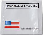 MMBM Packing List Enclosed Envelopes, 4.5X5.5 Inch, 1000 Pack, Side Loading Adhe