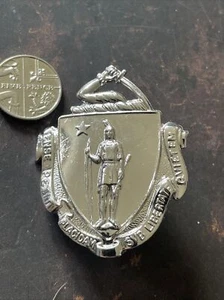 Massachusetts Ense petit placidam sub libertate quietem Hat  Badge - Picture 1 of 4