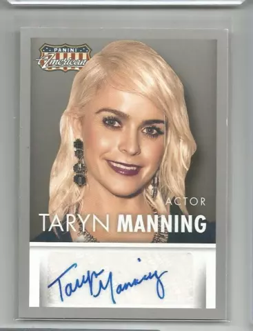 TARYN MANNING Auto 2015 Americana Orange is Black Karen Free Combined Shipping Cover
