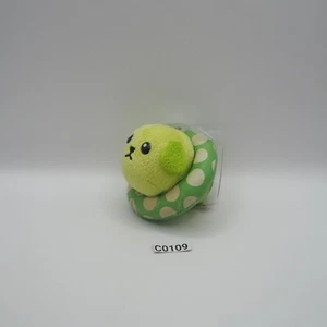 Mameshiba Shiba C0109 Dentsu Green edamame 3" Plush JUNK Swimring Taito Toy - Picture 1 of 15