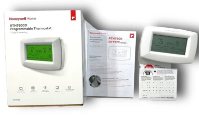 Honeywell Home RTH7600D White 7 Day Scheduling Programmable Thermostat - Image 1 of 4