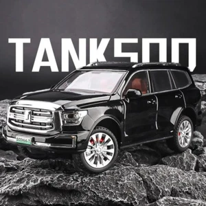 1:24 Tank 500 Hi4-T Alloy SUV Diecast Model Sports Car Sounds Lights Gift Toys - Picture 1 of 14