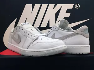 VTG 2021 NIKE AIR JORDAN 1 RETRO LOW OG UK9.5 EU44.5 NEUTRAL GREY BRED 3 4 RARE - Picture 1 of 17