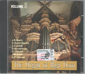 ORGAN OF RIGA DOM Vol.3 Bach Buxtehude Caccini Handel Franck Saint-Saens CD NEW - Picture 1 of 2