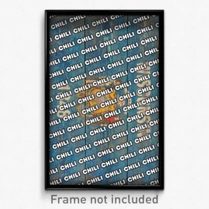 Chili Wisconsin Poster (WI City Souvenir 11x17 Town Print) - Bild 1 von 1