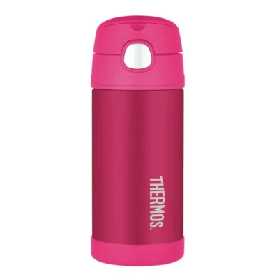 THERMOS Drink Bottle 355ml Pink AUTHENTIC Kids Lunch Box Foto 1 de 3