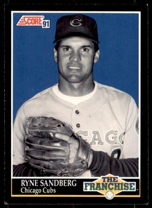 1991 Score Ryne Sandberg Chicago Cubs #862