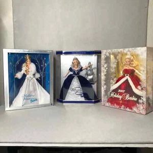 Mattel Bundle of 3 Collector Barbies 2003/2000 Special Edition 2007 Holiday - Picture 1 of 19